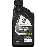 Castrol EDGE High Mileage 0W-20 Adv Full Synthetic Motor Oil, 1 Qt, 6 Pack