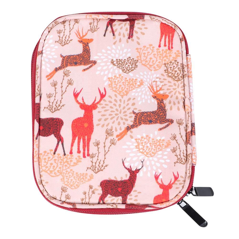 Knitting Bag, Portable Yarn Organizer with Crochet Hooks, Lightweight Travel Storage Bag for Yarn Crafters, Knitters and Crocheters on The Go