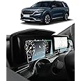 For 2024 Kia Carnival Screen Protector - (2pcs)2022 2023 2024 Carnival (SX/SX-Prestige) Accessories 9H Tempered Glass 12.3" Navigation & 12.3" Dashboard Touchscreen Anti-Scratch High Sensitivity