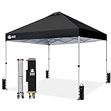 CROWN SHADES 10x10 Pop Up Canopy - Beach Tent with