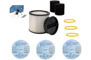 YH MAIALAN Replacement Filter For Shop Vac Filters 90304/90585/ 90107/90333/90350 for Shop Vac Filter, Fits Most Wet/Dry vacuum cleaner 5 Gallon and above-10pack (90304+90585 * 2+90107 * 3)