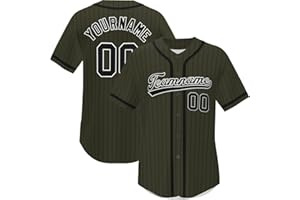 Custom Pinstripe Baseball Jersey Stitched or Printed Baseball Jerseys Personalized Name Number for Men/Youth/Women/Preschool