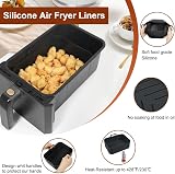 YQL Enlarge Thickened Air Fryer Silicone Liner 20x15x7cm Ninja 9.5L view 4