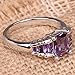 YAZILIND Jewelry Charm Silver Plated Anniversary Ring For Women Gift Size10