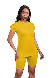 PINSV Women 2 Piece Outfits Summer Sweatsuits Track