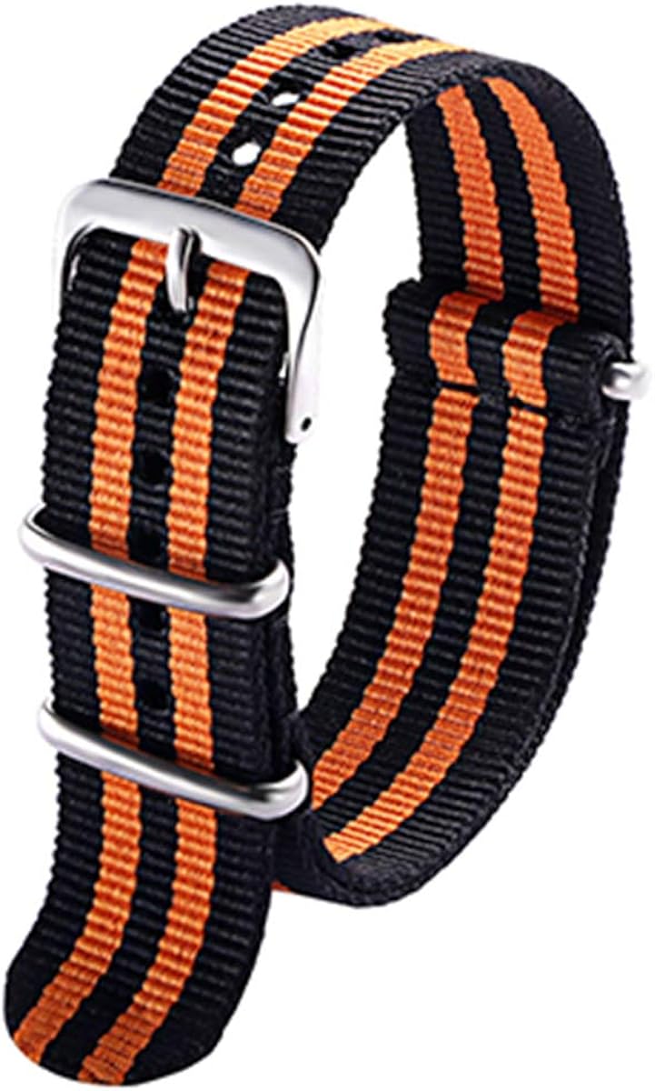 Bracelet NATO 18mm 20mm 22mm Nylon Bande Watch Montre étanche Bracelet