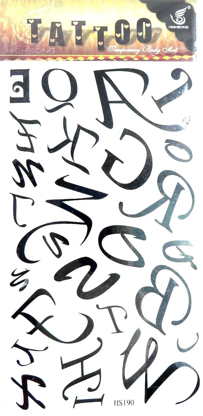 Letters Tattoos - Best Tattoo Ideas