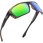 KastKing Huzzah Polarized Sport Sunglasses for Men and Women, Ideal for Driving Fishing Cycling and Running,UV Protection