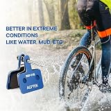 AGPTEK Bike Brake Pads 4 Pairs Disc for Shimano M515 M525 C501 C601 M415 M416 view 7