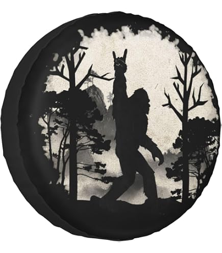 Spare Tire Cover For Trailers & RVs - Duck Floater Design Weatherproof Universal Fit 14 Inch Wheel