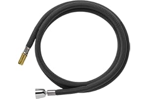 KSJED K-1219935-BC Hose Kit for Kohler Pull-Down Kitchen Faucet, 68-Inch Bright Chrome Finish Kohler Pull-Out Kitchen Faucet Hose Replacemnet Part K-1304674-BC