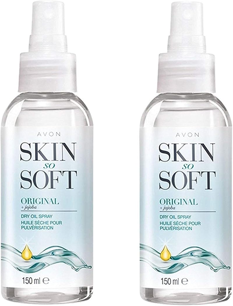 Avon Skin So Soft Original Dry Oil Spray 300ml Pack of 2