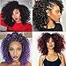 BeautyGrace Pack of 3 Marlybob Crochet Braids Hair Ombre Afro Kinky Curly Braiding Hair Extensions for Girl Women(8