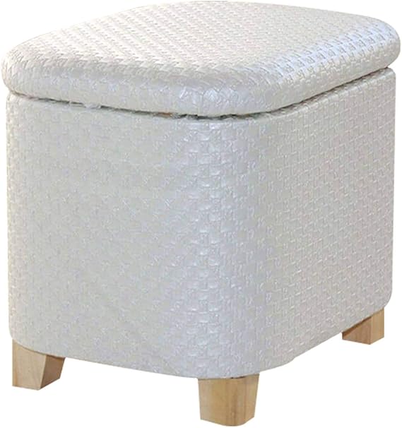 Puff Baúl, Almacenaje Reposapiés Ahorran Espacio Juguetes Baúl Puff