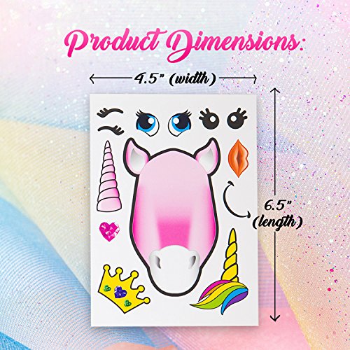 2 24+Make+Unicorn+Stickers+Kids