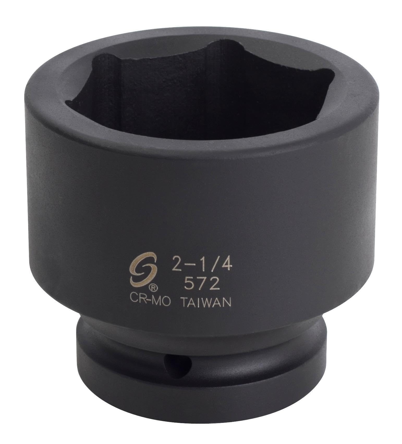 Sunex 572 1" Drive Standard 6 Point Impact Socket 2-1/4"