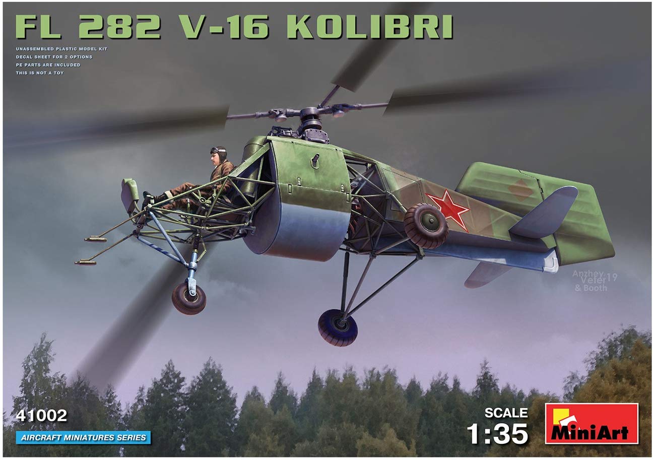 Miniart 1:35 - Fl 282 V-16 Kolibri Helicopter, No Paint