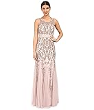 Adrianna Papell Women's Sleevless Illusion Yoke