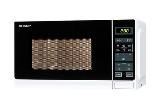 Sharp Electronics (Europe) GmbH R-242 WW QQQQQQQQQQQ, 800 W, 20 litros, Color blanco