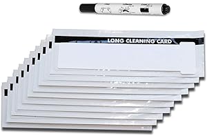 Ci Kyan Enduro+/Rio Printer Cleaning Cards Kit, Pack of 10 pcs Long T-Card and 1 Cleaning Pen CK-M9005-771/R