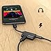 2 in 1 Lightning Adapter for iPhone 8/8 Plus, iPhone X, iPhone 7/7 Plus, Steanum Lightning to 3.5mm AUX Headphone Jack Splitter Cable (Audio + Charge) Support iOS 11 - Black