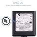 36V 1A Lithium Battery Charger for Razor,SWAGWAY X1,SWAGTRON T1 T3 T6,Coolreall Dreamwalker,Sharper Image,Powerboard,IO Hawk - LotFancy UL Listed QILI Power Adapter W15155059014,Mini 3-Prong,Max 42V