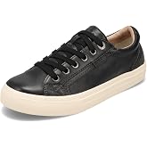 Taos Plim Soul Lux Women's Sneaker - Soft Premium Leather Lace Up Sneakers with All Day Walking Comfort and Support