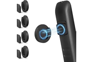 YYILIS Magnetic Remote Control Holder Wall Mount, 4 Pack TV Remote Control Holder for Fan/Air Conditioner, Self-Adhesive Beds