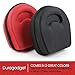 Hard 'Shell' EVA Headphone Pouch Case (Black) - Compatible with JBL E50BT | JBL E35 | E45BT | E55BT| E55BT Quincy Edition| E45BT (2017) | E55BT (2017) | T450 | T450BT - by DURAGADGET