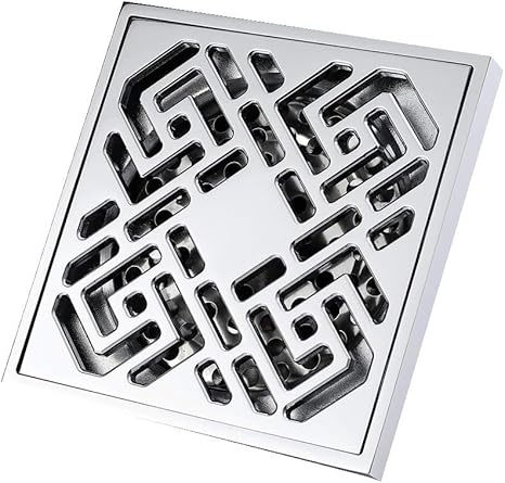 KUAILE Baño Plaza de Ducha Suelo Desagües de latón Cromado con Common