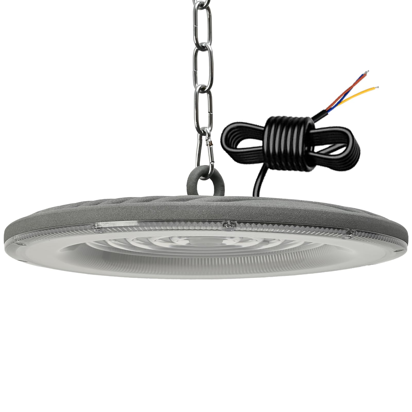 treoir 150W UFO LED High Bay Light, 18000LM LED Warehouse Lighting 6500K Cold White Industrial UFO Lamp, IP65 Waterproof Commercial Bay Lighting for Warehouse Garage Factory Workshop