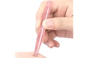 IDEAYARD Acupressure Pen for Facial Skin Care-Deep Tissue 1Pcs Crystal Massage Tool-Point Massage Relief Pain Therapy Stone Tools Relaxing Trigger Self-Massage