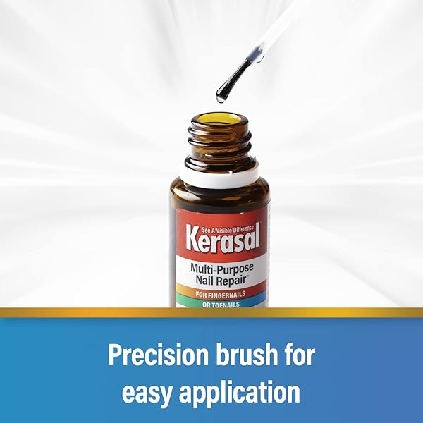 KERASAL MULTI-PURPOSE NAIL REPAIR, NAIL SOLUTION FOR DISCOLORED AND DAMAGED NAILS, 0.43 FL OZ