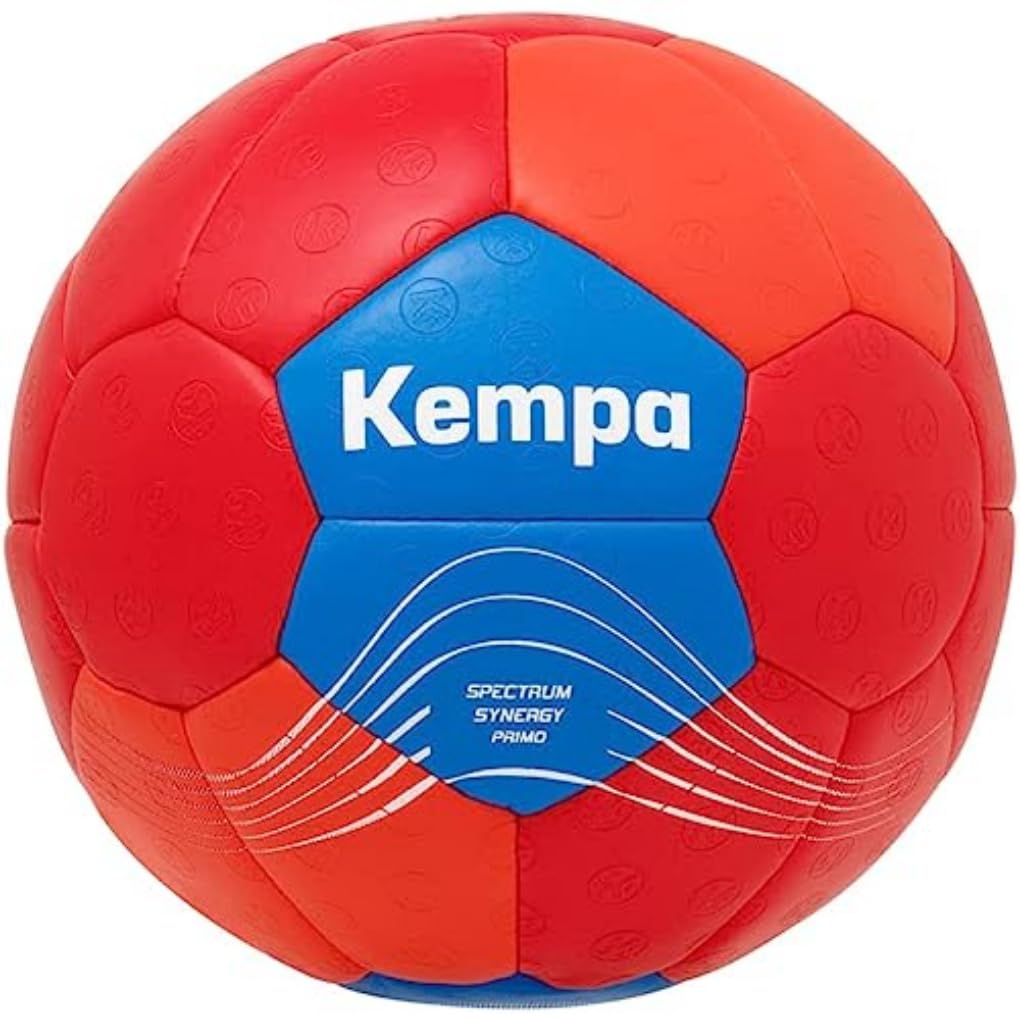 Kempa Spectrum Synergy Primo Handball Play and Training Ball for Men Women and Children - with Unique 30 Panel Construction - Suitable for All Ages