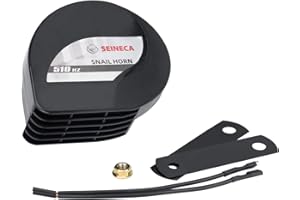 SEINECA Snail Car Horn Waterproof Horn, 510Hz Loud 12 Volt High Tone Electric Horn for Motorcycle Pickup RV SUV MPV Van Electric scooter Electric mopeds.