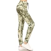 Leggings Depot Women's Popular Print High Waist Premium Jogger Track Pants(S-3X) BAT1