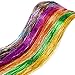 Hair Tinsel Strands 47 Inches Sparkling Shiny Hair Tinsel Extensions 12 Colors (1800 Pieces)