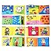 Here Fashion Squashy Soft Cloth Book Cartoon Word Book Non-Toxic Fabric Baby Toddler Intelligence Development Education Toys - Set of 6