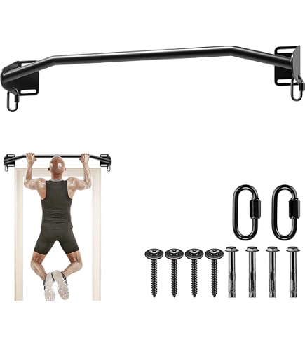 Bandes D'assistance Aux Tractions – 4 Résistances (32kg Chacune), Pédales Antidérapantes, Réglable, Débutant