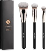 TEOYALL Flat Angled Brushes - Foundation, Concealer, Bronzer Set (3 Sizes) view 1