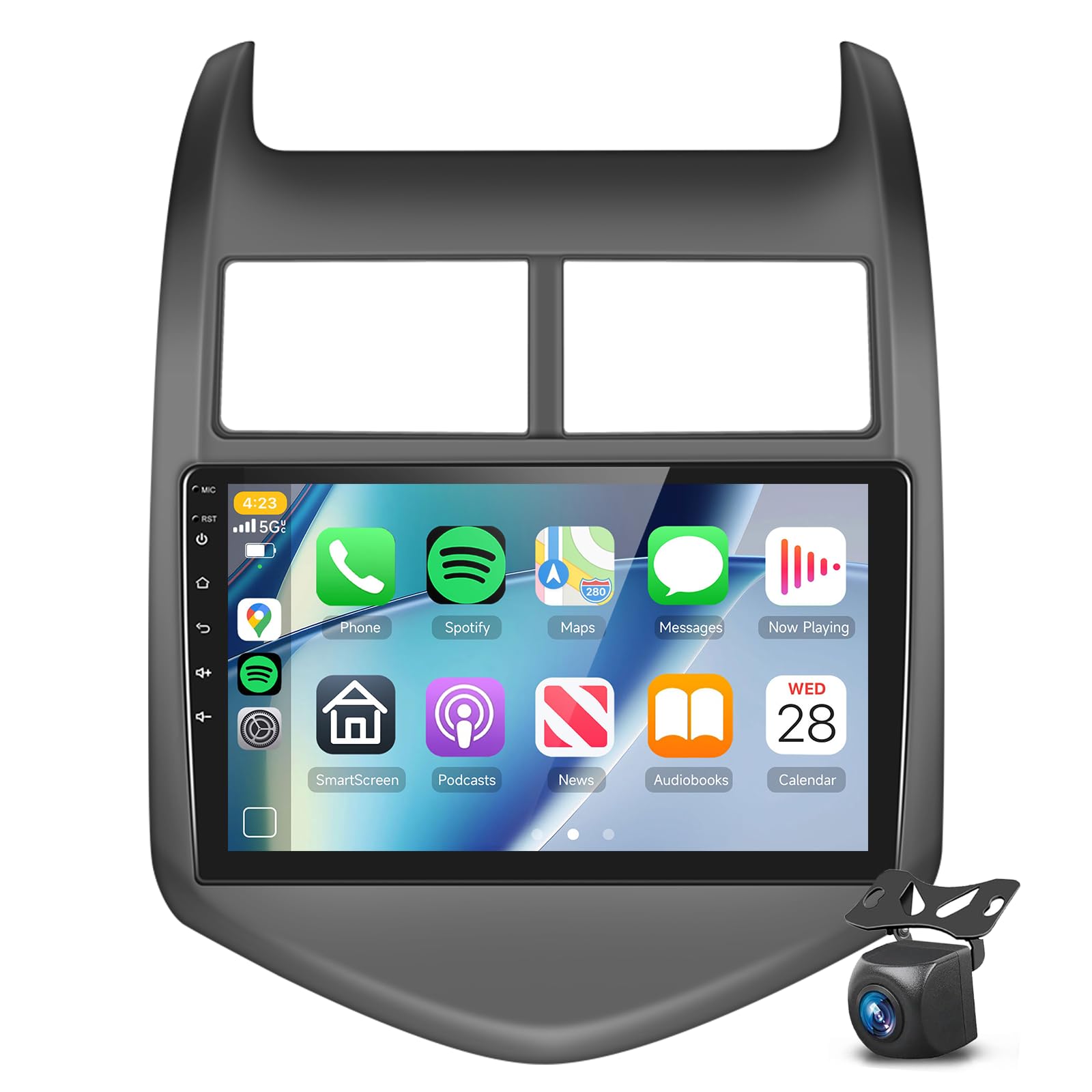 Photo 1 of 8Core 4G+64G Android 13 Radio for Chevy Sonic 2011-2015 Car Stereo,DSP 46EQ,Wireless Carplay Android Auto,9'' 1280x720P IPS Touch Screen,WiFi,5.0Bluetooth,Android Auto,63UIs,FM/RDS,Backup Camera