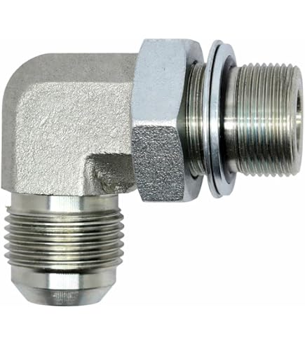 AF 9069-08-18 - #8 Male JIC X 18mm x 1.5 Male Metric 90 With O