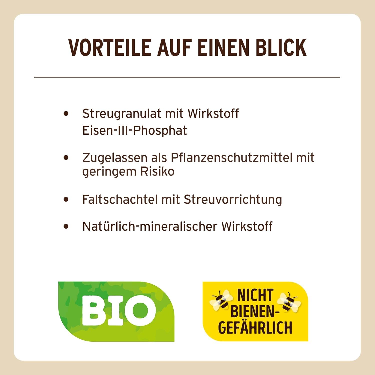 Substral Naturen Schneckenkorn Limex Bio 1,2kg 400m² Schneckenbekämpfung 4