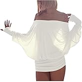 LRF Off The Shoulder Dress See Through Trendy Y2k Sexy Mini Slim Fit Casual Loungewear Dress