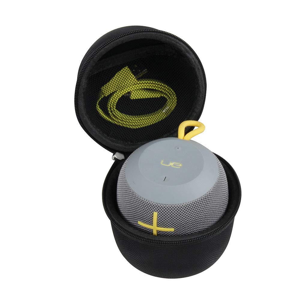 Hard EVA Travel Phantom Black Case for Ultimate Ears WONDERBOOM Portable Bluetooth Speaker IPX7 Waterproof UE by Hermitshell