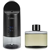 JCLOUD Plug in Diffuser Covers Up to 500 Sq. Ft. for Home, Office, Spa – Waterless Scent Diffuser Starter Kit with Royal Serenity Essential Oil Inspired by Luxury Hotel 140mL, Black