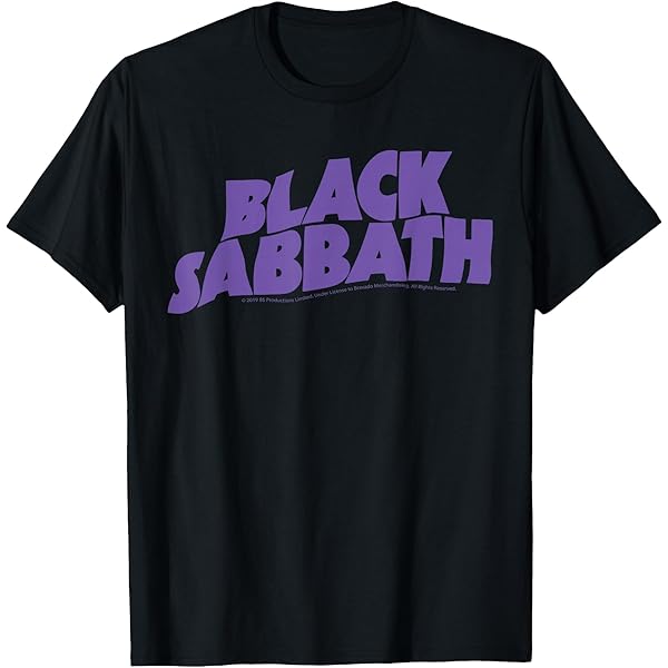 Amazon.com: Black Sabbath Official Purple Ozzy T-Shirt : Clothing