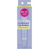 eos Vanilla Cashmere Plumping Peptides &amp; Shea Butter Lip Butter, 0.35 fl oz | Blend of Whipped Vanilla &amp; Caramel, Made With Performance-Level Peptides &amp; Rich Butters, Cruelty-Free, Locks in Moisture