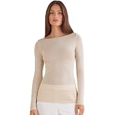 Intimissimi Boat Neck Modal Cashmere Ultralight Top