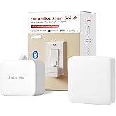 SwitchBot Bot White &amp; Hub Mini Kit: Automate IR Devices &amp; Physical Switches with Alexa/Google Voice Control, App Scenes &amp; Timers.